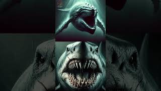 Megalodon vs Anomalocaris octopus Basilosaurus great white shark Dakosaurus whale Tylosaurus [upl. by Jamille399]