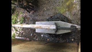 Forging a Viking sword by hand part 2 rough grind and fittings [upl. by Goodrich835]