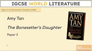 WORLD LITERATURE 0408  PAPER 3  The Bonesetters Daughter Top 10 Quotations for Ruth amp LuLing [upl. by Punak]