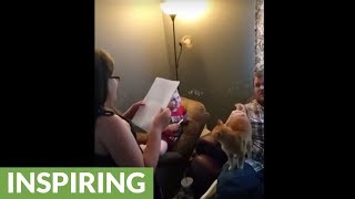 Heartwarming adoption proposal to stepfather from four kids [upl. by Tamer]