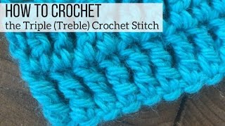 How to Crochet the Triple Treble Crochet Stitch [upl. by Lilla]