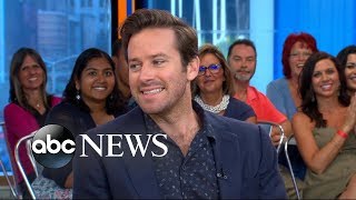 Armie Hammer shares hilarious trick to deter telemarketers [upl. by Aleihs394]