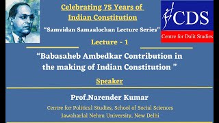 Babasaheb Ambedkar Contribution in the Making of Constitution [upl. by Stafford]