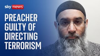 Islamist preacher Anjem Choudary found guilty of directing terrorist organisation [upl. by Cadal]