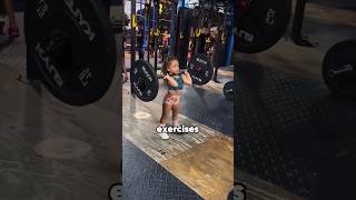 Kids lifting barbellsbarbell workout fitness youtube foryou [upl. by Imak362]