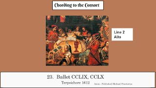 23 Ballet CCLIX CCLX Michael Praetorius Line 2 [upl. by Drape]