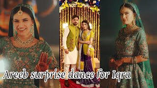 mehndi dance performance  areeb ka surprise danceIqra kanwalsistrology vlog [upl. by Arodnahs]