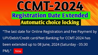 Ccmt registration date extended ccmt nit gate counselling [upl. by Magnum546]