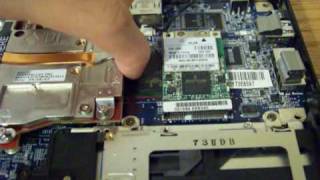 How to remove and install a laptop graphics card Part 1 [upl. by Burrton]