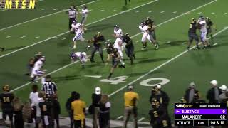 High School Football  Eustace Bulldogs vs Malakoff Tigers  1152020 [upl. by Airpac944]