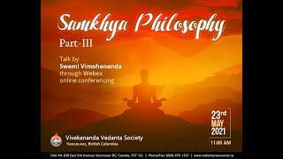 Samkhya Philosophy Part 3 The Gunas Swami Vimohananda [upl. by Klockau]