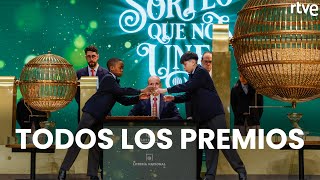 TODOS LOS PREMIOS  Lotería de Navidad 2023 [upl. by Nessi]