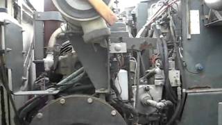 2002 Elgin Eagle Street Sweeper second engine functioning [upl. by Ahtibat]