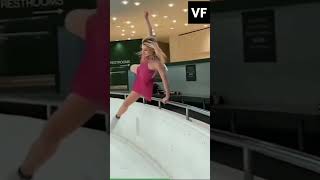 Girl ice skating  Amber Glenn  Figure Skating shorts [upl. by Gonyea]