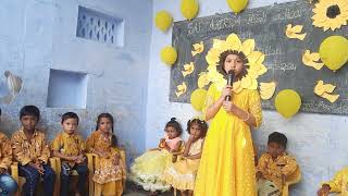 5th class najida yellow day speech [upl. by Naired]