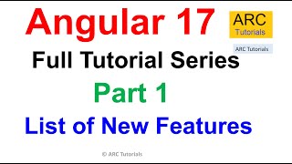 Angular 17 Tutorial 1  New Features  Angular 17 Tutorial For Beginners [upl. by Albemarle423]