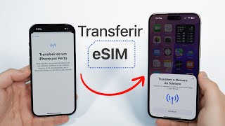 Como Transferir eSIM de um iPhone para Outro iPhone [upl. by Sanalda]