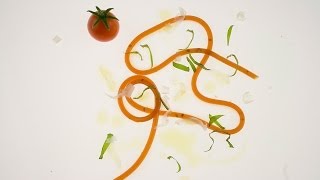 Molecular Gastronomy  Reconstructed Tomato Soup Recipe [upl. by Landis]