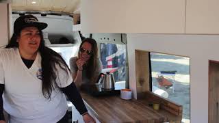 Van Life with The Ladies Van  DIY Ford Transit Conversion [upl. by Eelamme]