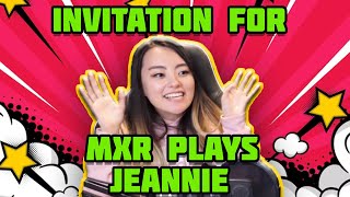 Invitation for Jeannie MXR Plays  Non Apologetic News [upl. by Edina]