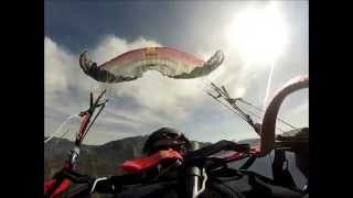 Paragliding lessons B line stall full stall [upl. by Mikahs]