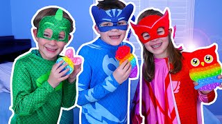 PJ Masks in Real Life  Easter Egg Hunt  PJ Masks Hindi [upl. by Aokek]