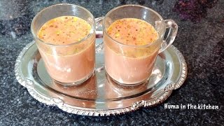 Kashmiri Chai Recipe Pink Tea  Gulabi Chai Recipe Step By Step In Urdu by HUMA IN THE KITCHEN [upl. by Eden]