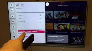 How to connect and setup your LG Smart TV to a home wireless network and the internet for apps [upl. by Sybil]