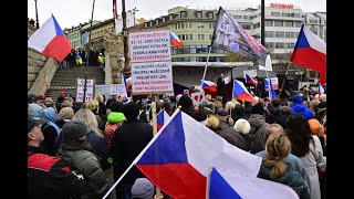 Demonstrace václavské náměstí 17112024 [upl. by Llerraf]