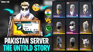 FREE FIRE KA LAADLA SERVER 😱🥺  FREE FIRE PAKISTAN SERVER THE UNTOLD STORY  GARENA FREE FIRE [upl. by Alludba]