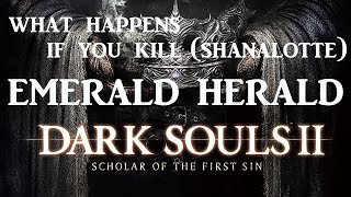 What Happens if  You Kill Emerald Herald Dark Souls 2  scholar of the first sin [upl. by Rabin902]