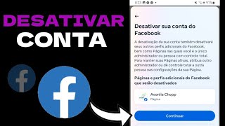 Como Desativar Minha conta do Facebook Temporariamente [upl. by Elacim]