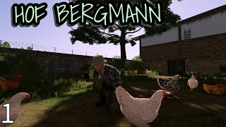 Fs22 Hof Bergmann  Feeding chickens amp making big bags  Ep1 [upl. by Brannon]