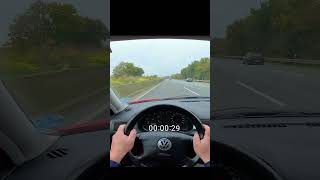 VW Golf 4 TDI TOP SPEED AND ACCELERATION automobile povtestdrive golf shorts [upl. by Marpet]