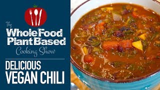 Easy Plant Based Vegan Chili WFPB [upl. by Notyarb324]