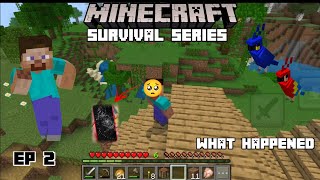 Minecraft survival series 2 Minecraft playing gone wrong with my phone minecraft minecraftpe [upl. by Prober]