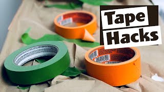 3 AMAZING Painters Tape Ideas FrogTape Hacks for Painters [upl. by Yanrahc]