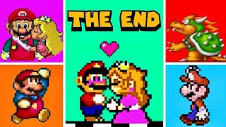 All Mario SEGA Bootlegs ENDINGS  4K [upl. by Naveb]