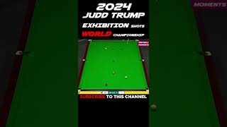 Judd Trump BEST Exhibition Shots  2024 World Championship snooker snookermoments juddtrump [upl. by Breena50]