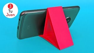 5 SOPORTES para Celular Caseros RÁPIDOS y muy FÁCILES  DIY 📱 [upl. by Gamin]