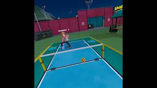 GREAT RALLY VR Pickleball game  Racket Club VR gaming shorts [upl. by Irish]