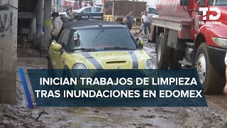 La Comisión del Agua del Estado de México atiende inundaciones en 6 municipios del Edomex [upl. by Alamac474]