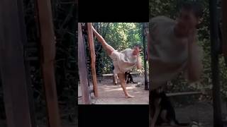 JCVD Favorite deadly Flying Back Kick 😱🔥 shorts shortfeed shortvideos viral jcvd kicks [upl. by Aneehsar719]