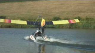 Quicksilver MX Ultralight Airplane on Floatswmv [upl. by Kerry]