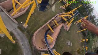 Montu Front Row pov Bush Gardens Tampa [upl. by Vocaay]