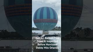 Atrophies  Hot Air Balloon at Disney Springs Tied Down amp Inspected hotairballoon disneysprings [upl. by Akehsay776]