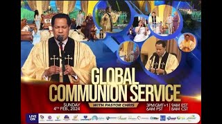 LIVE GLOBAL COMMUNION SERVICE WITH PASTOR CHRIS FEBRUARY 2024 [upl. by Kcirreg]