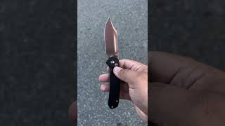 Rose Gold Bowie cjrbknives pocketknife edc [upl. by Magnolia557]