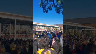 Grambling homecoming parade Rayville High School Band [upl. by Aicele]