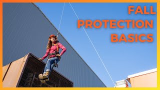 FALL PROTECTION BASICS  ABCD’s Demonstration PFAS Fall Restraint vs Fall Arrest and more [upl. by Casper]